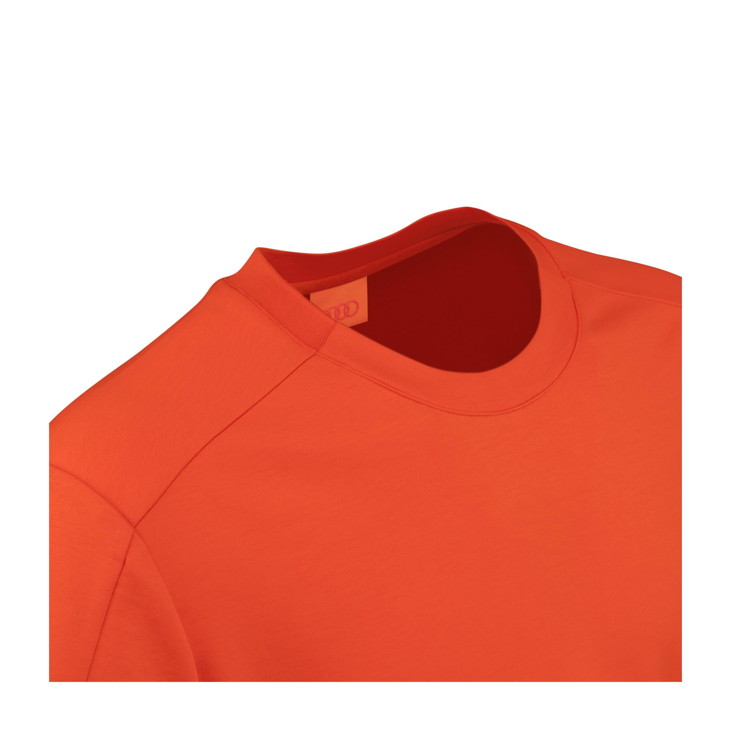 Audi Collection Audi T-Shirt, Herren, Orange Audi T-Shirt Homme Orange Sport Coton Bio Polyester Spandex Mélange XXL Homme (Lot de 1)