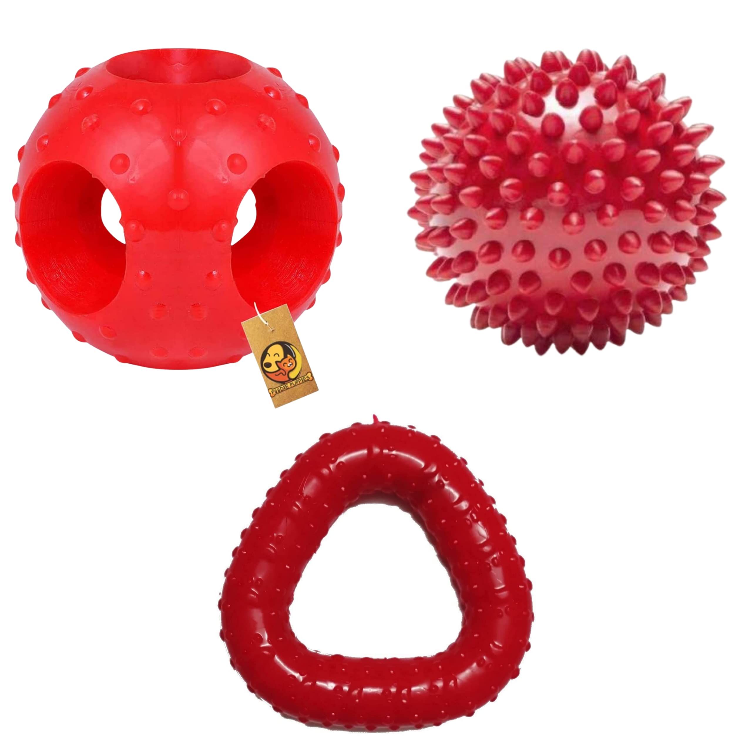 See full amazon price history chart for Foodie Puppies Rubber Chew Teething Toy Combo (Hole Ball + Trio Chew + Spike Ball) Interactive Toy Combo for Small and Medium Size Dogs (3 in 1 Pack) Foodie Puppies Rubber Chew Teething Toy Combo (Hole Ball + Trio Chew + Spike Ball) Interactive Toy Combo for Small and Medium Size Dogs (3 in 1 Pack) (B078RCF2WV) Amazon Price History, Amazon Price Tracker