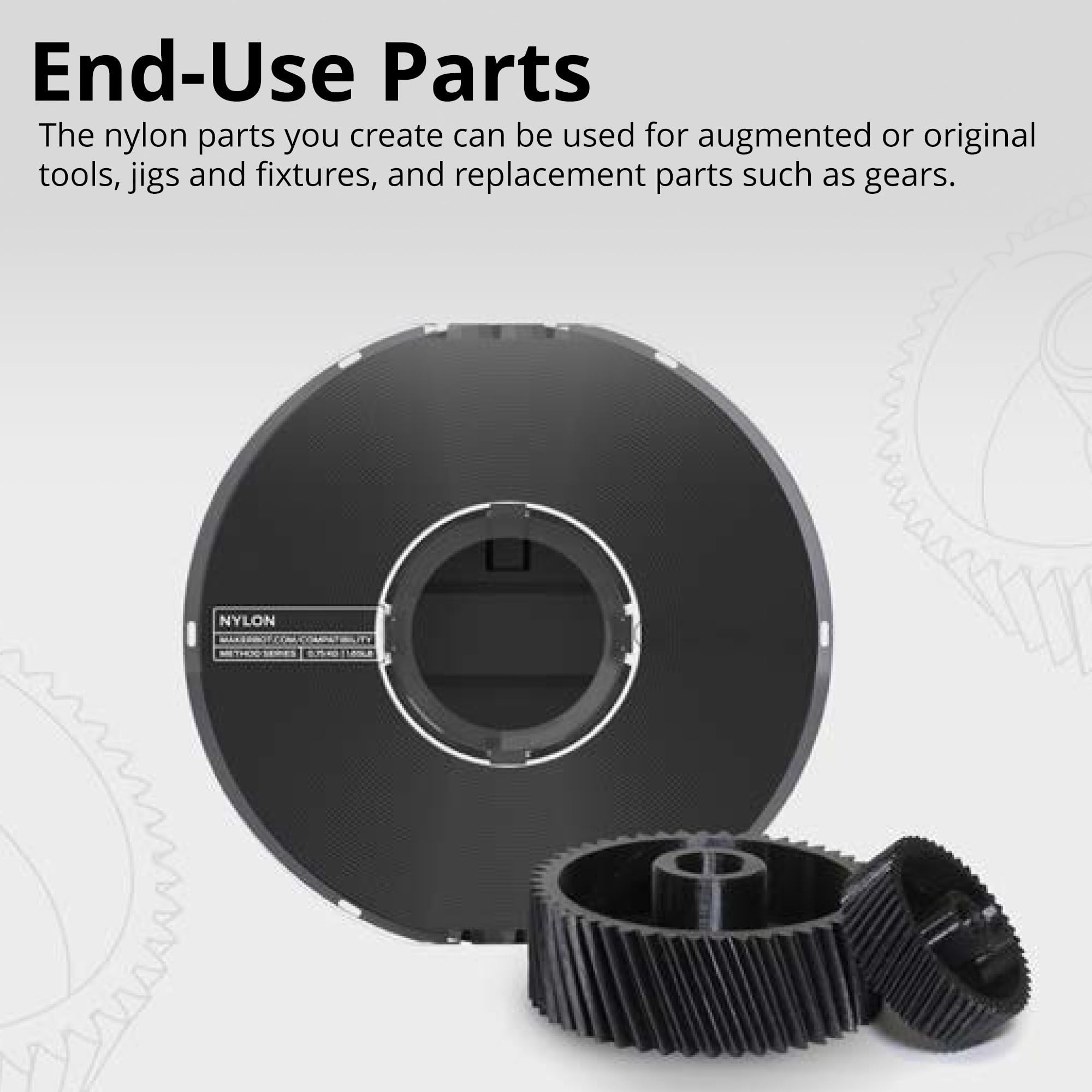 MakerBot METHOD Nylon-Filament, schwarz, 69 kg