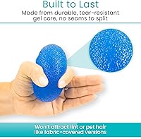 Vista 8 de Vive Juego de 4 bolas para terapia de manos (paquete de 4) – Equipo de ejercicio ocupacional fortalecedor de agarre para artitis, Parkinson