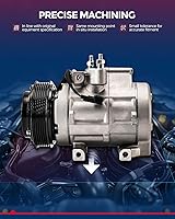 Vista 3 de Compresor de aire acondicionado AC KAX con embrague 67328, Compatible con Toyota Corolla 2009-2010, Matrix 2009-2012, Scion xD 2008-2014 1.8L