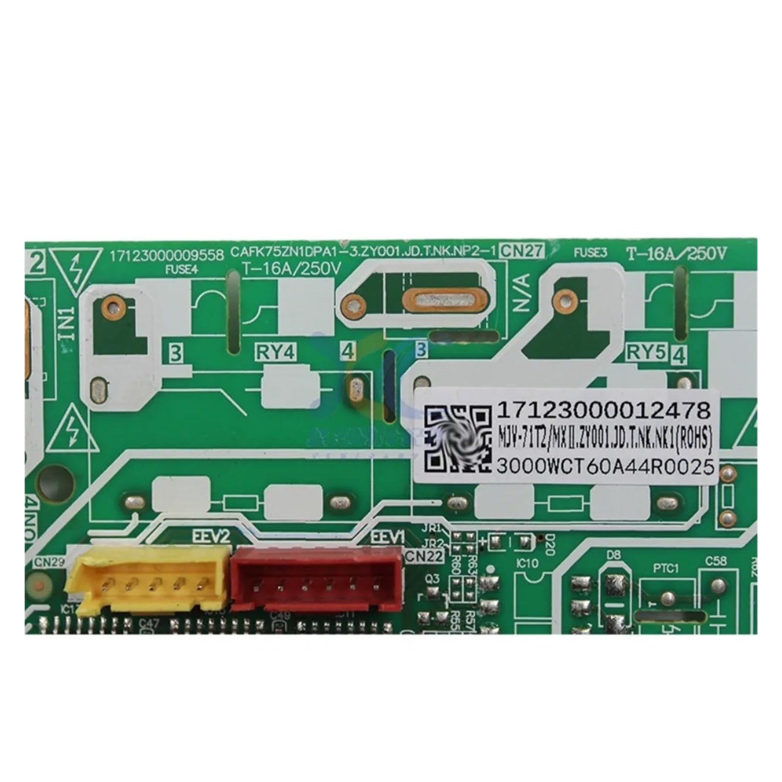 Réparer panne de clim Midea avec la carte de commande CAFK75ZN1DPA1-3 PCB 17123000009558