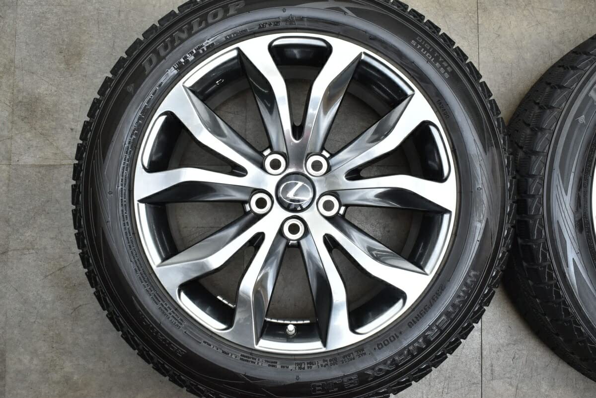 Amazon | 中古 スタッドレスタイヤホイール 4本セット 18インチ 7.5J + 