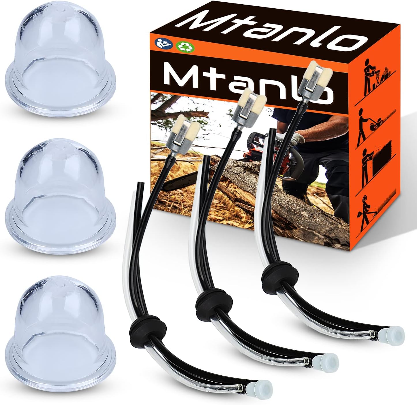 Mtanlo Fuel Tank Line Grommet Kit for Echo SRM2100 SRM210 SRM225