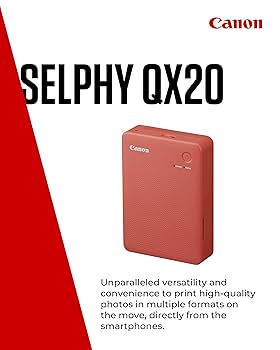 Amazon.co.jp: Canon SELPHY QX20 RD フォトプリンター 昇華型