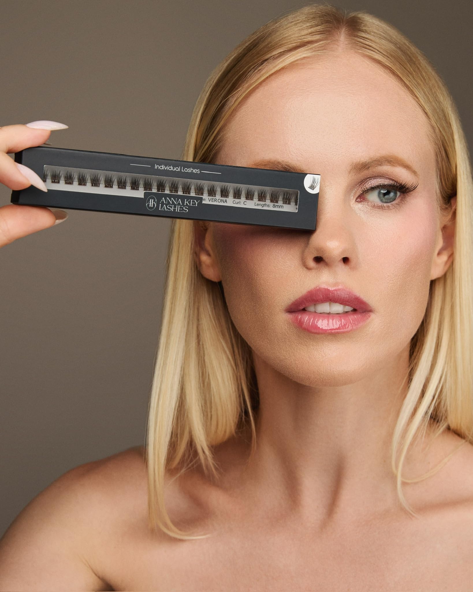 Verona False Eyelashes - Anna Key Lashes, brown - Image 4