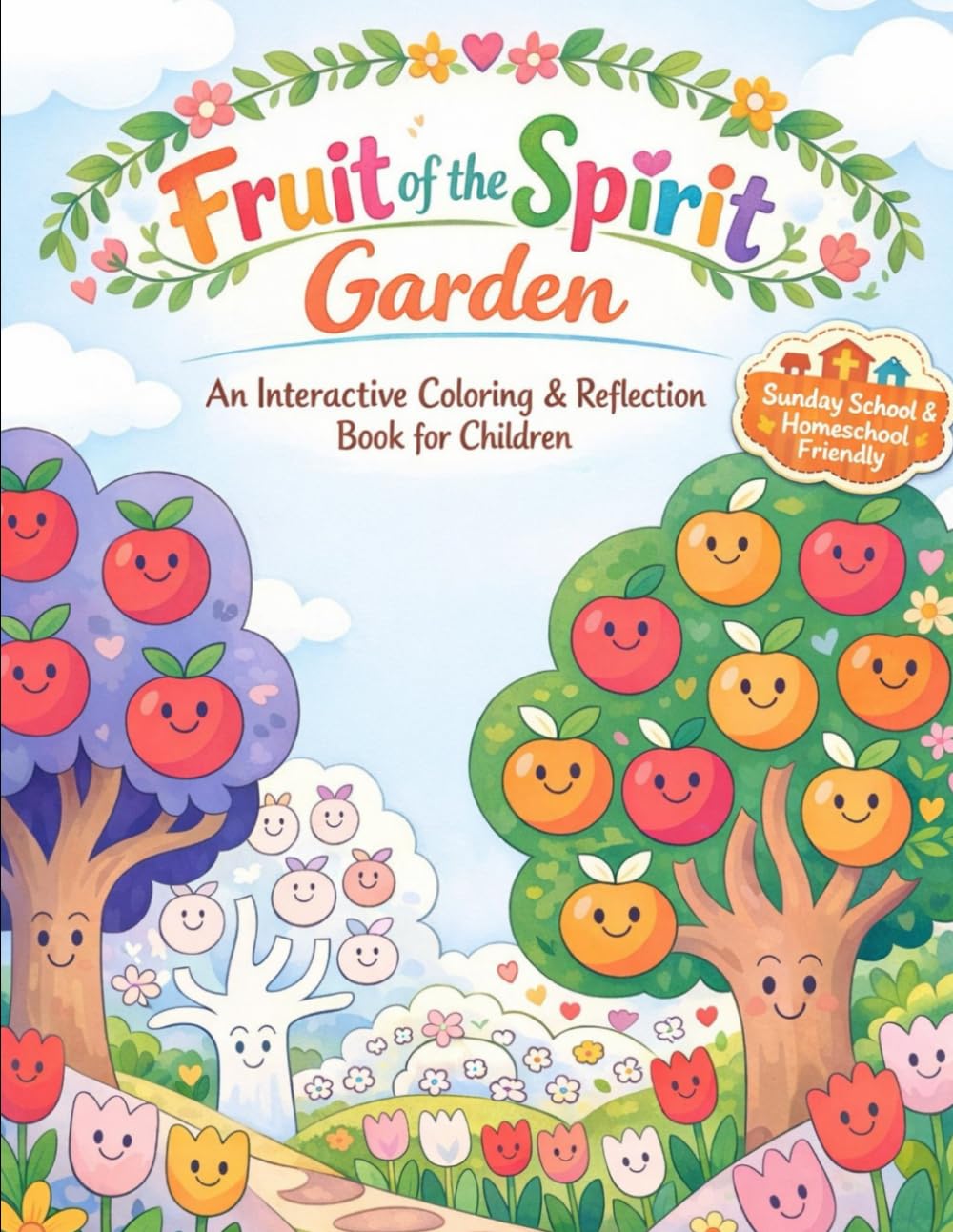 Fruit of The Spirit Garden: An Interactive Coloring & Reflection Book for Children