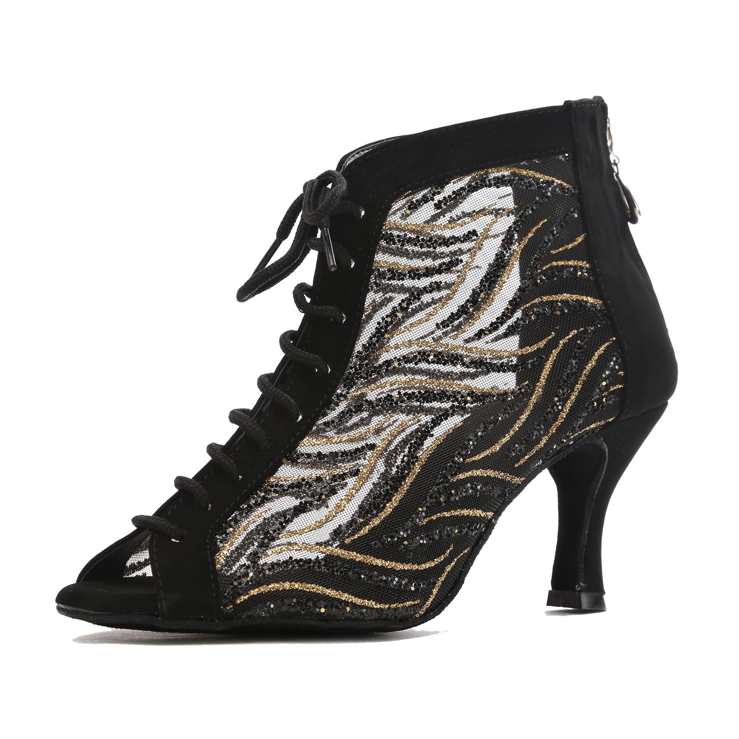 Bottes de danse moderne légères et stables à lacets pour éviter les douleurs - 8