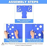Vista 8 de BoxLegend V5 - Carpeta plegable para camisas, carpeta de ropa, fácil y rápido de plegar, asistente de lavandería para carpetas de lavandería Azul