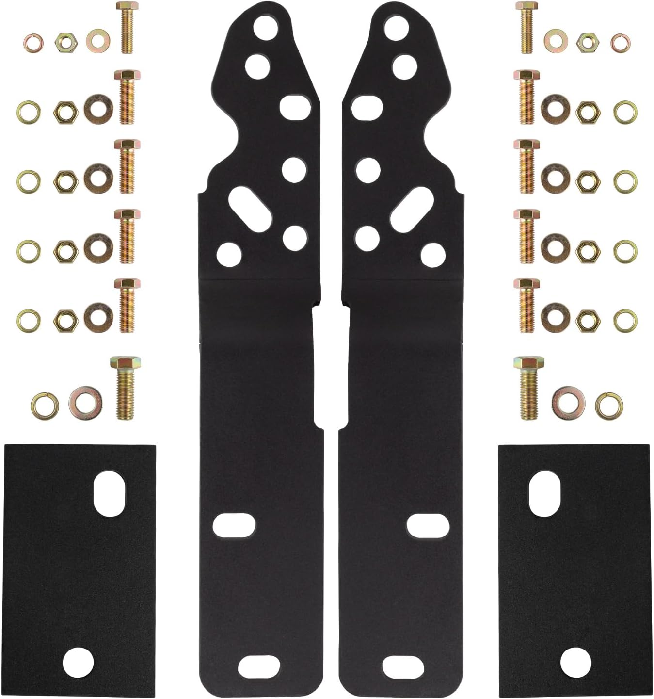 Rear Bumper Mount Kit Compatible with 1973-2000 Ford F100 F150 F250 F350 Chevy GMC C10 C20 C30 K10 K20 K30 C1500 2500 3500 K1500 K2500 K3500 Bumper Bracket Replaces 92230