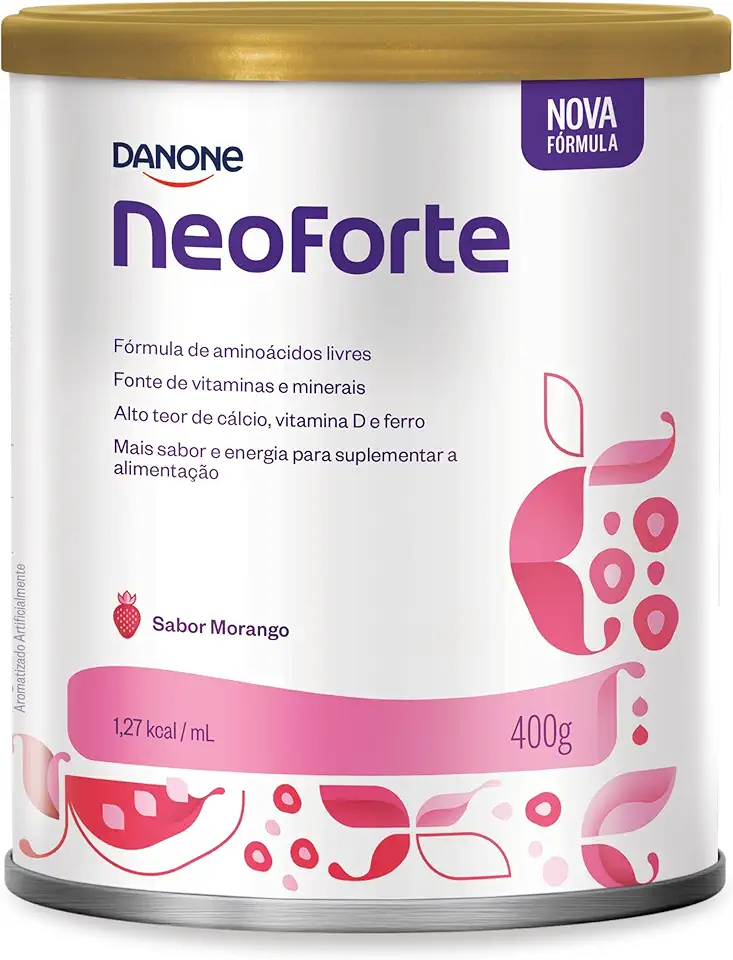 Neoforte Morango, Danone Nutricia, 400 g