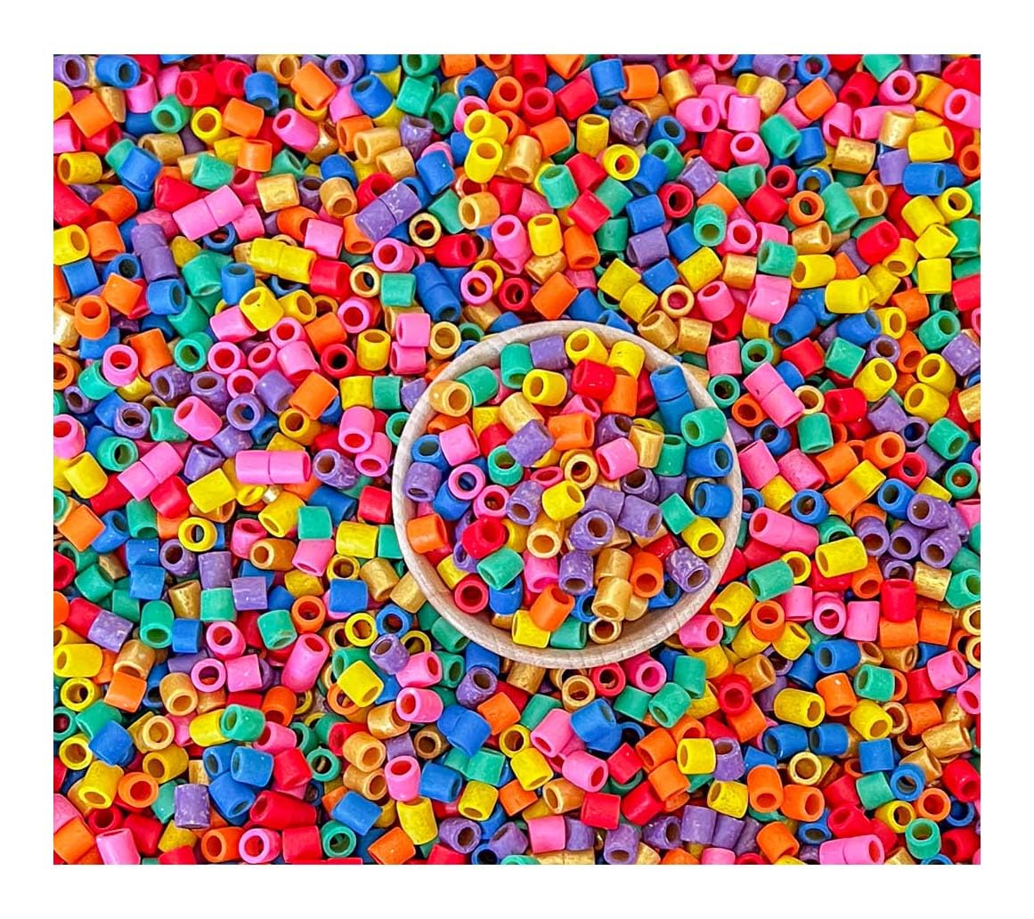 2 Cups of Rainbow Ditalini Pasta Sensory Bin Filler For Sensory Table