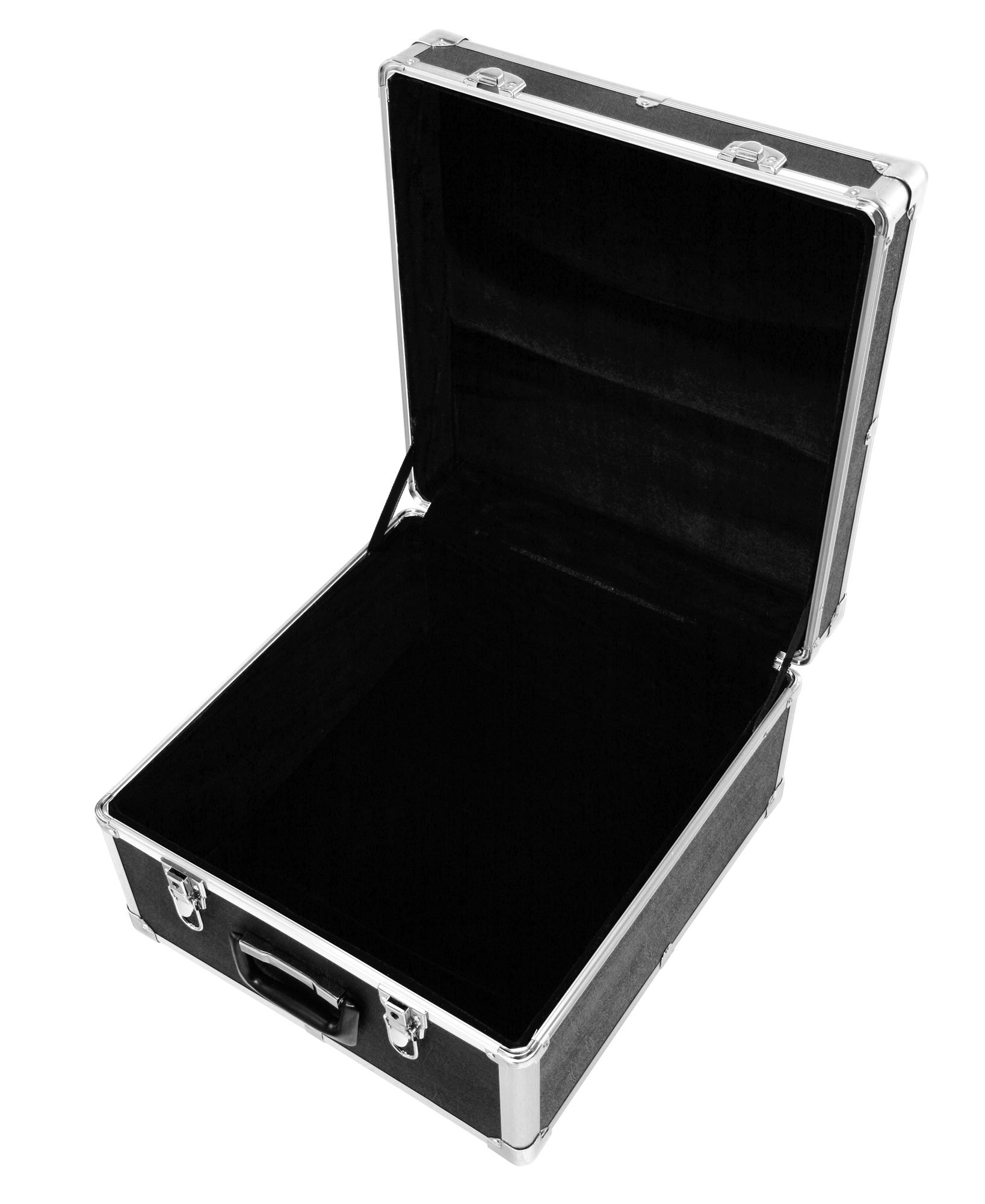Classic Cantabile Étui pour Accordéons 48 Basses (Étui Rigide, Housse, Noir rembourré, Poignée, Ferrures Métalliques, 4 Pieds, Dimensions Intérieures env. 43 cm x 41 cm x 23 cm)
