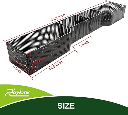 Miniatura 6 de Roykaw Carrito de golf delantero interior cesta de almacenamiento de tablero/bandeja organizadora para Club Car DS/Precedent/Tempo/Onward G&E