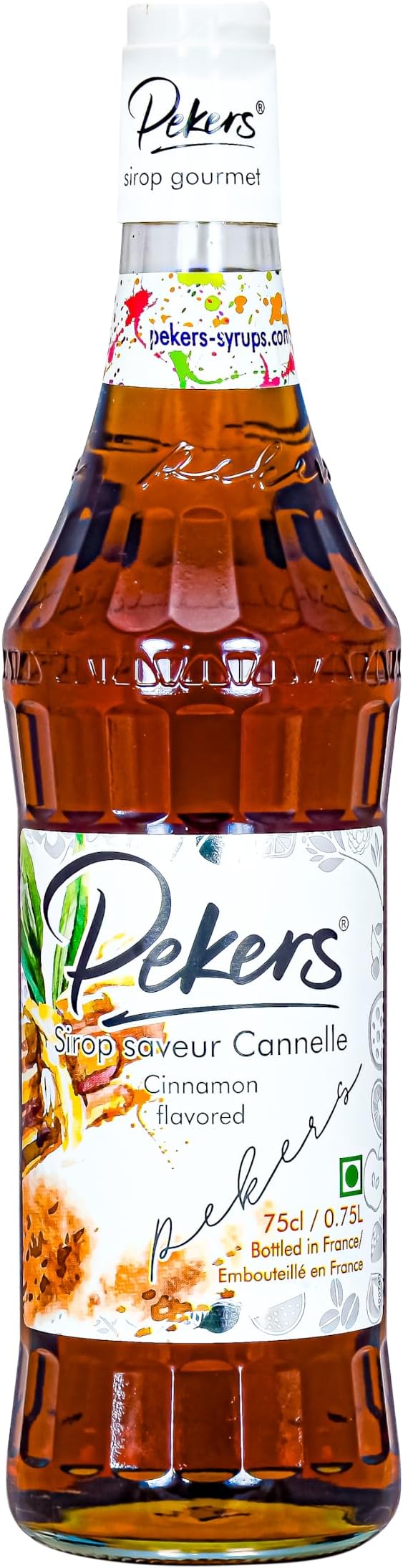 Pekers Cinnaman Flavored Syrup (750 ML), Mocktail Syrup, cocktail syrups, Syrup of Drinks, Cocktail syrup for Vodka, Syrup for Shakes, cocktail juices, summer juice (Cinnamon)