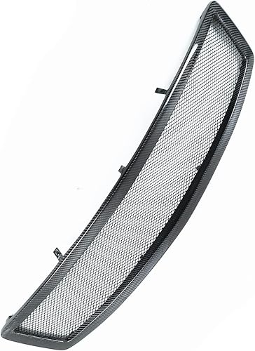 Miniatura 3 de Parachoques delantero parrilla de malla para Infiniti G35 G37 2007-2009 sedán negro fibra de carbono