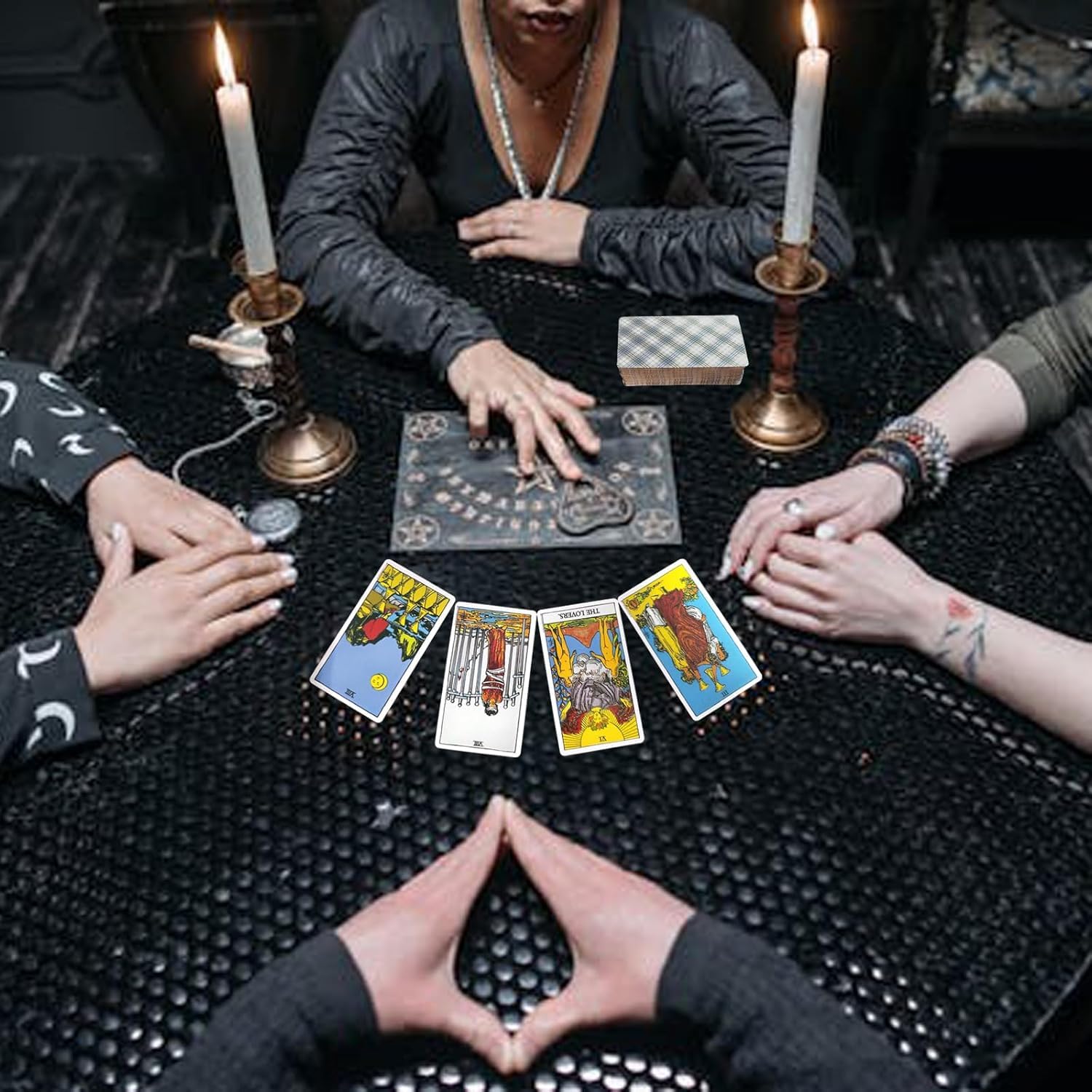 Waite Tarot Cards with Guide Book, 78 Rider Tarot Cards for Fate Divination Party Card Games - Image 4