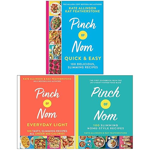 Pinch of Nom Collection 3 Books Set By Kay Featherstone &amp; Kate Allinson (Pinch of Nom Quick &amp; Easy, Pinch of Nom Everyday Light, Pinch of Nom)