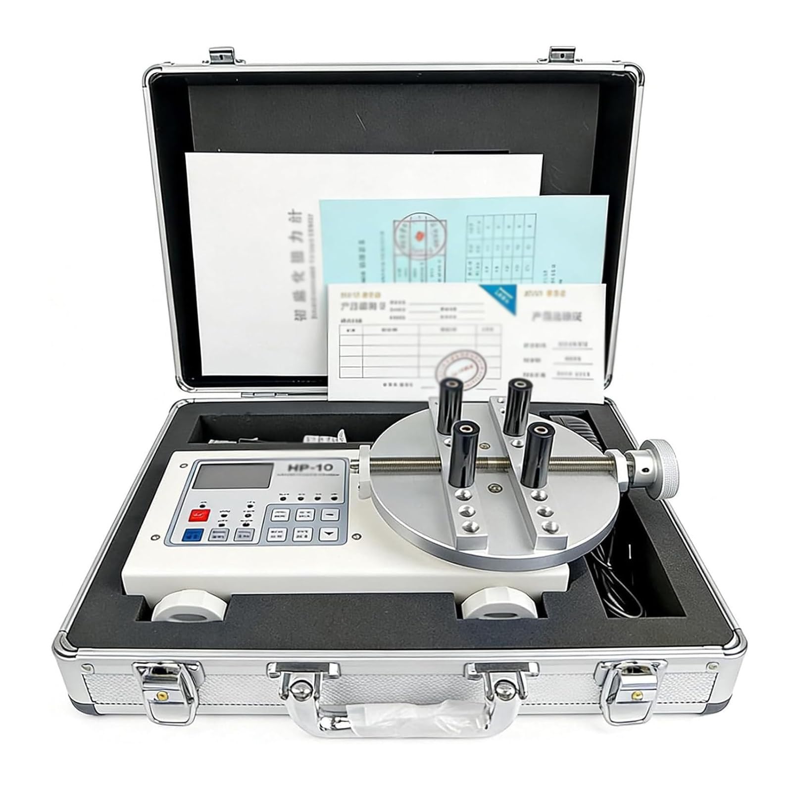 Medidor De Par Digital Para Tapas De Botellas, 2 Modos, 3 Unidades HP10 | Herramienta Medición De Par De Precisión, Destornillador, Llave Dinamométrica, Medidor Par, Diámetro Ajustable 10 A 150 Mm