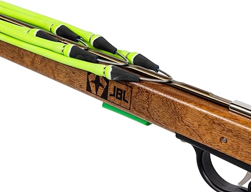 Miniatura 4 de JBL Fusil submarino Woody Magnum Performance para pesca submarina, Fusil submarino para apnea, buceo, pesca, buceo, barril de madera de caoba, eje