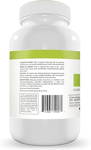 Miniatura 3 de Cápsulas para fomentar la Pérdida de Peso con hierbas, vitaminas B1-B2, proteina y fibra (2)