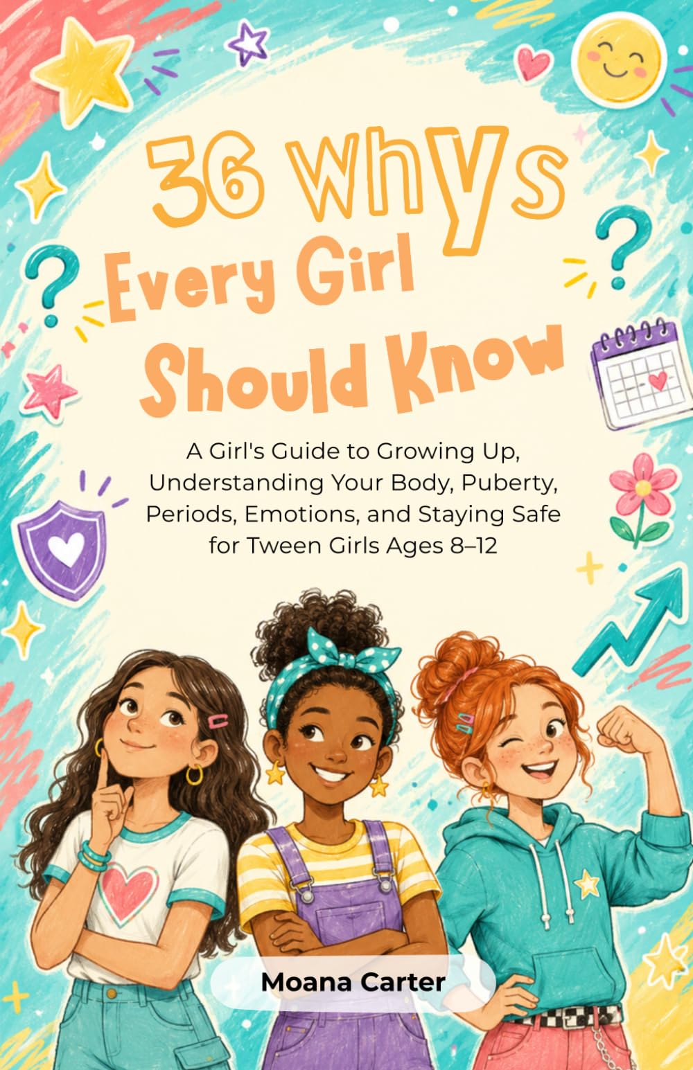 36 Whys Every Girl Should Know: A Girl's Guide to Growing Up, Understanding Your Body, Puberty, Periods, Emotions, and Staying Safe for Tween Girls Ages 8–12
