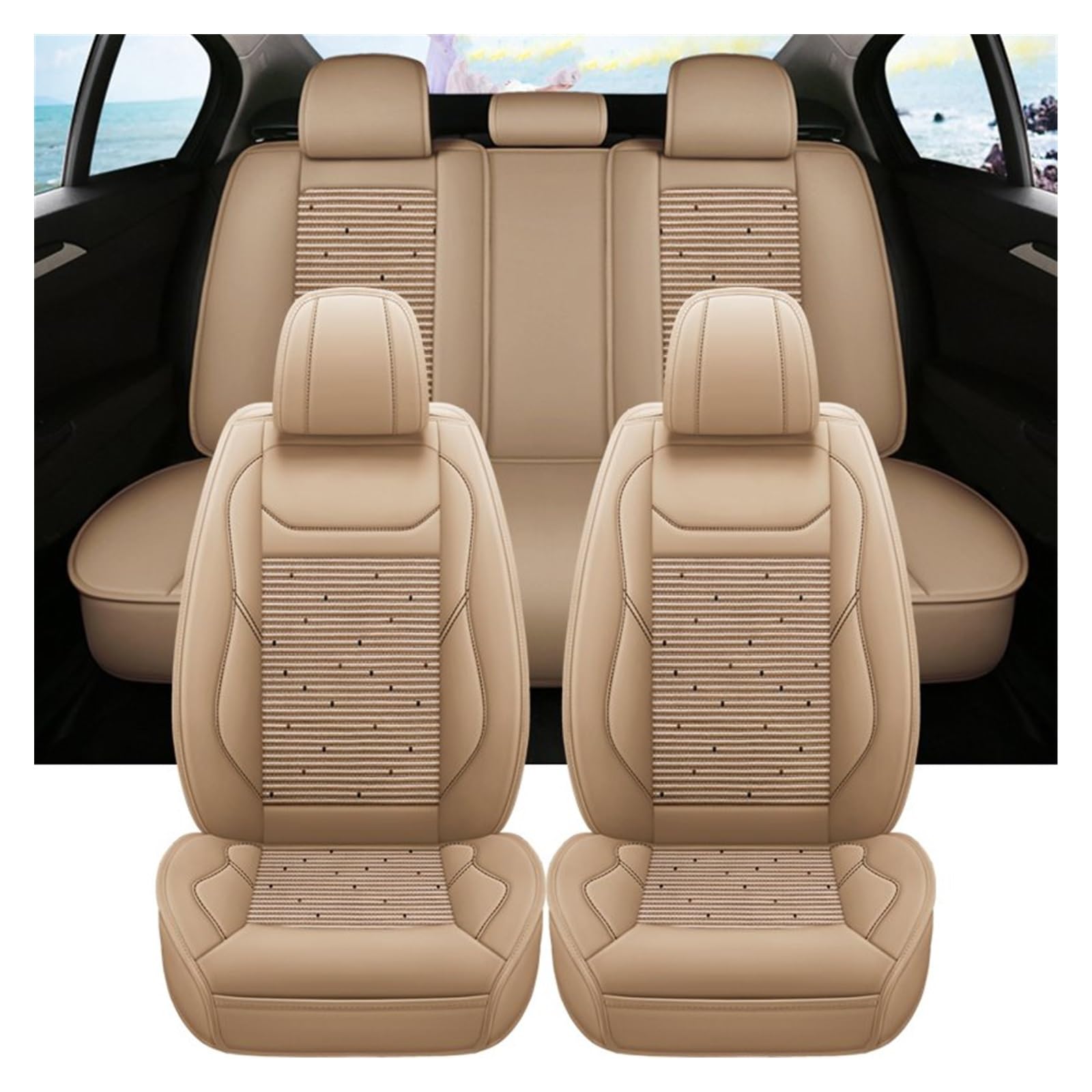 Couvre sieges voiture universels ensemble complet imperméable Peugeot 307