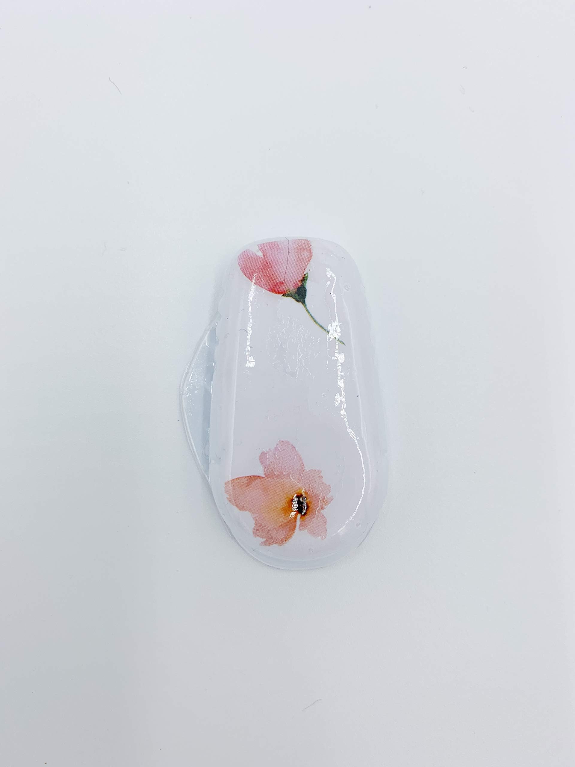 Diabetes Reusable Hard Vinyl Sticker Dexcom G6 - Flowers