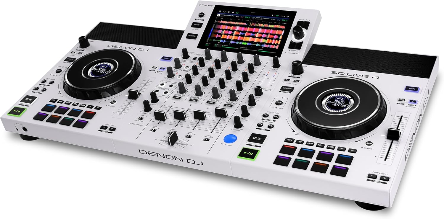Denon DJ SC LIVE 4 Standalone DJ Controller White