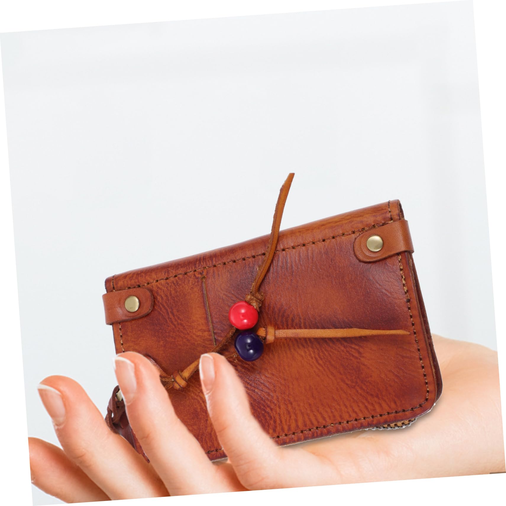 iplusmile Schlüsselbox portabicicletas para auto Bulk-Schlüsselringe Ringhalter autoschlüssel tasche autoschlüssel etui auto schlüssel halter Autoschlüsseletui Echtes Leder Coffee