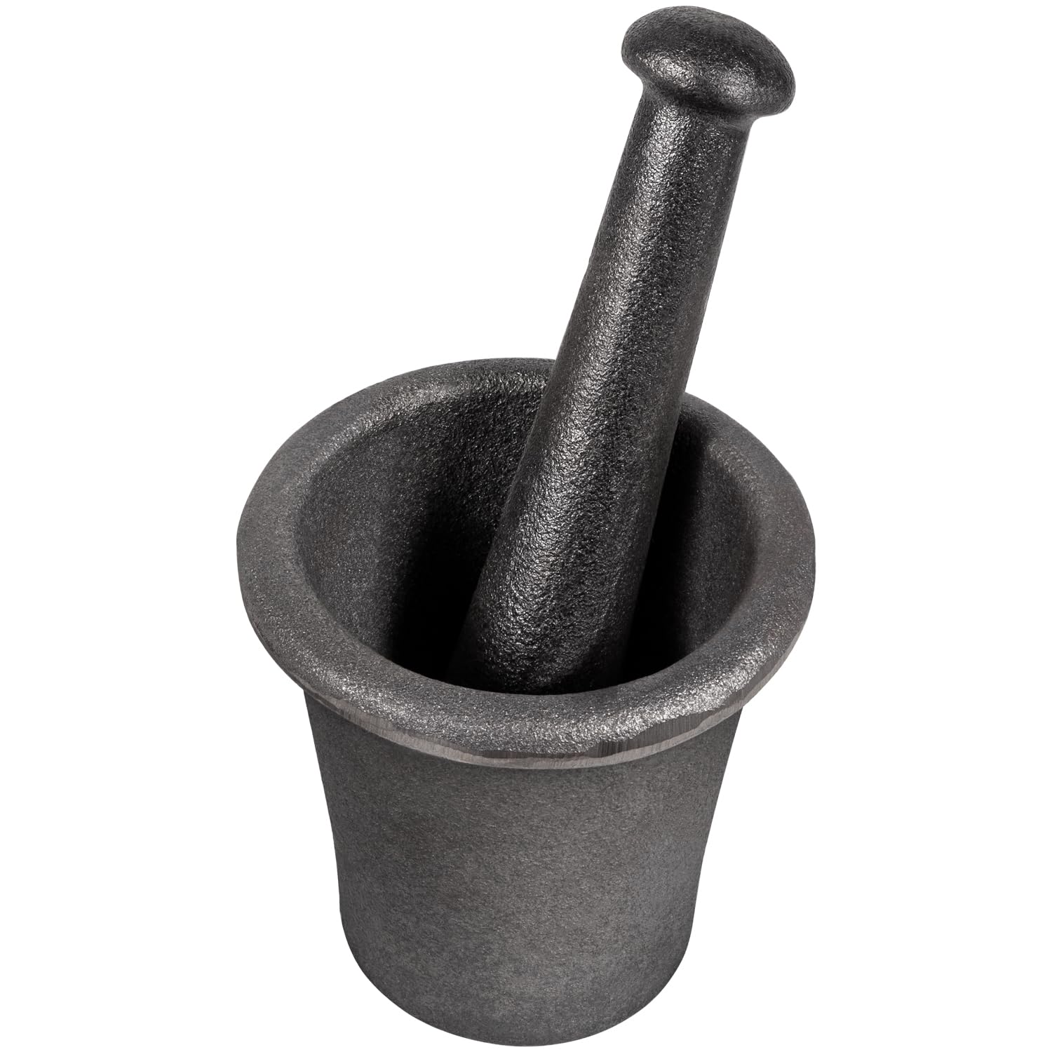 Mörser-Stößel-Werkzeug-Set, manuelle Stein-Erzzerkleiner-Mühle, große Größe, 3,6 kg, Zerkleinerungswerkzeug für Goldschwenken