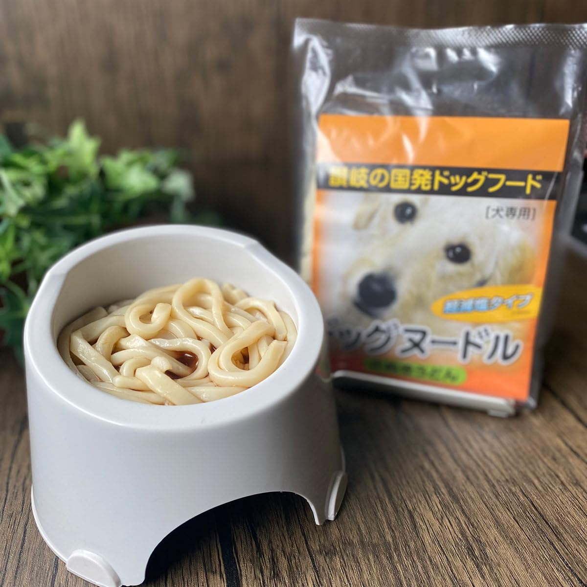 いぬうどん Amazon.co.jp: ペット用 ドッグヌードル (めん150g、スープ5g)×3