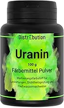 Uranin Pulver 100g – Fluorescein Markierungsfarbstoff für Leckortung, Leckageortung & Dichtheitsprüfung – Wasserfärbemittel, Färbemittel