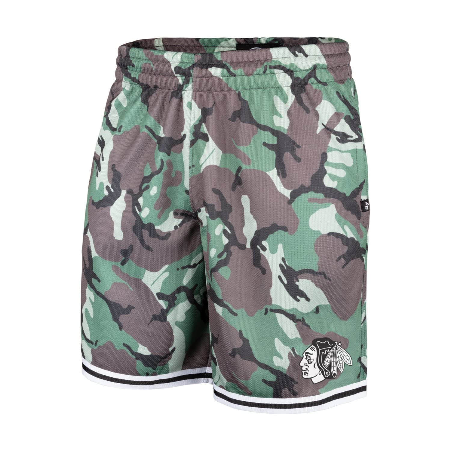 47 Brand NHL Mesh Shorts - SECTOR CAMO Chicago Blackhawks - M