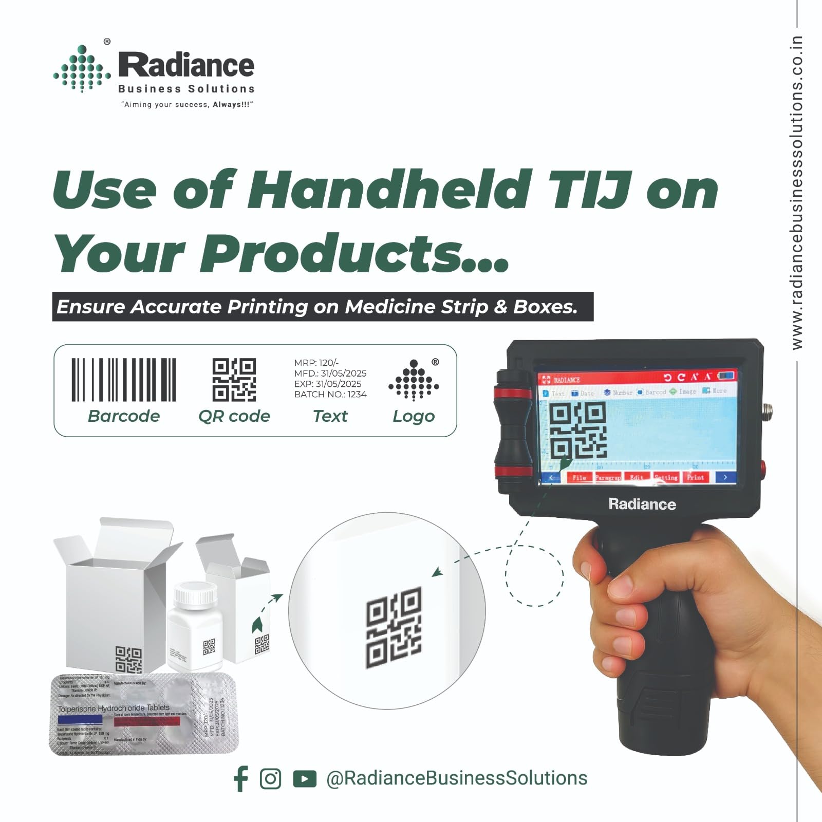 Radiance Thermal Printer - Portable & Durable -5 Radiance Thermal Printer - Portable & Durable -5