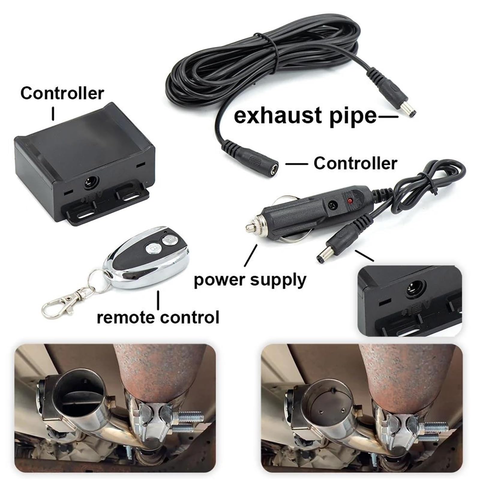 Échappement Électrique Universel Embout Echappement