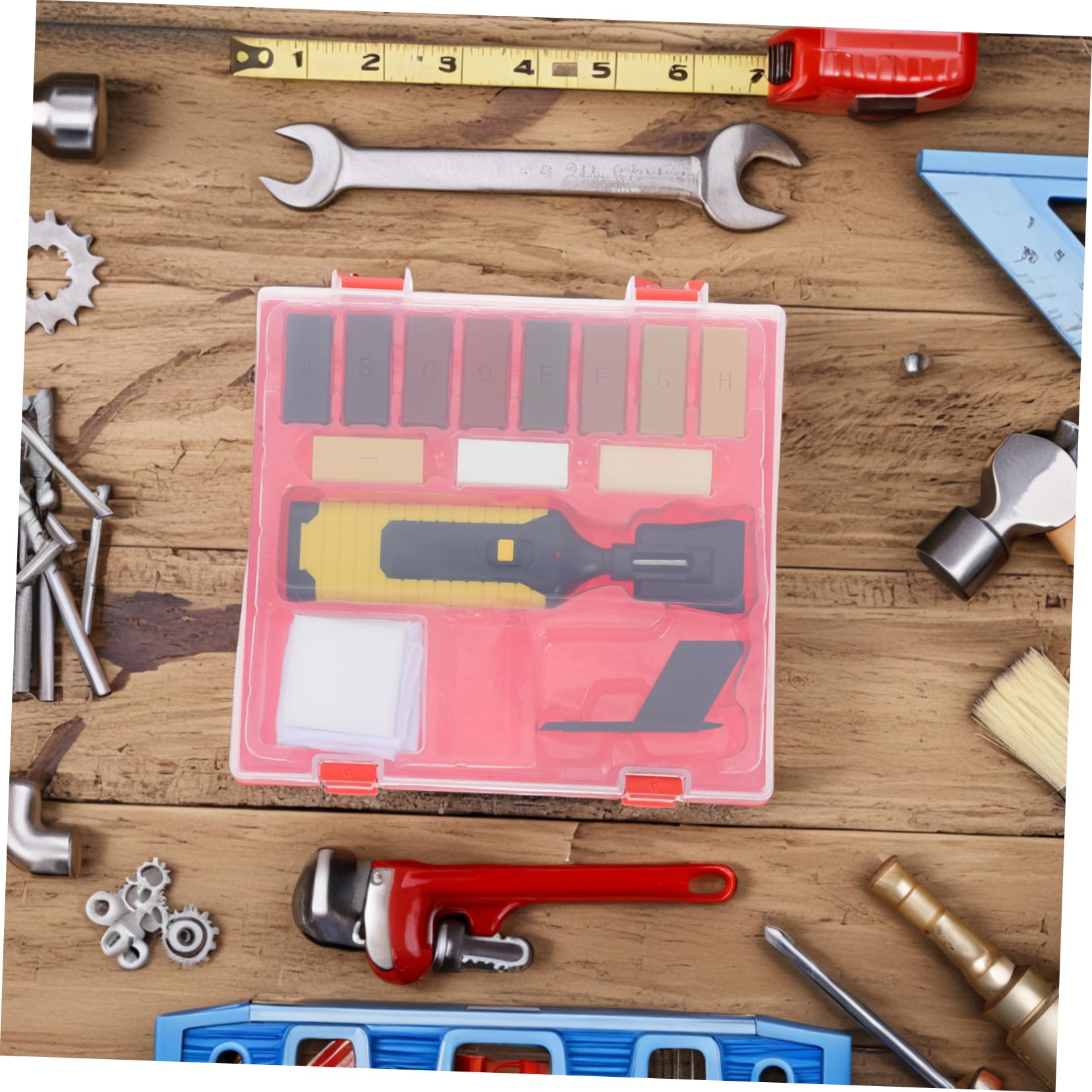 Homoyoyo Herramientas Para Reparación De Suelos Kit De Reparación De Pisos De Madera Cera Para Pisos Removedor De Rayones Grietas Uso Doméstico