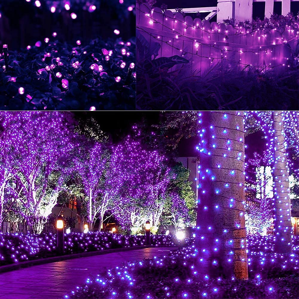 Luces Hadas, luz Solar Desnuda, 32M 300 LED Luces decoración navideña solares 8 Modos Luces Hadas solares jardín Navidad Fiesta Bodas Regalo del día San Valentín