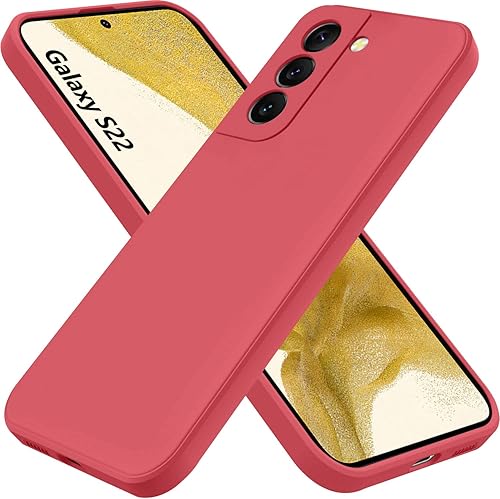 Miniatura 9 de AYSZNBLA Funda para Samsung Galaxy S22, funda de goma de gel de silicona líquida, funda protectora antiamarillenta, funda protectora ultra delgada