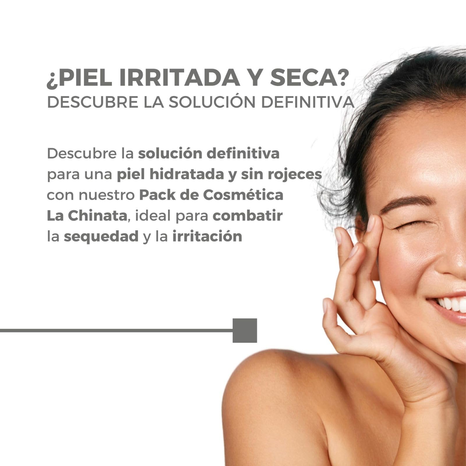 La Chinata Cesta Pequeña Cosmética Nº 1 con AOVE | Pack Cuidado de la Piel con Jabón, Gel de Baño, Crema Hidratante y Crema de Manos y Uñas | Cosmética Natural | Hidratación Piel Sensible | Regalo