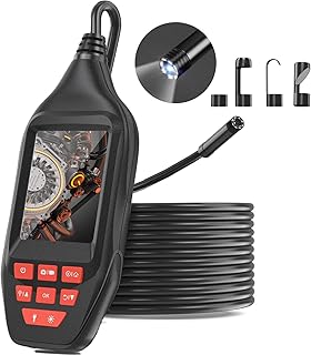 Borescope, Endoscope Camera with Light, IP67 Waterproof Endoscope, 1080 HD Inspection Camera, Borescope Camera with Light, Snake Camera, 16.5ft Endoscope Camera, Gadgets for Men(3")