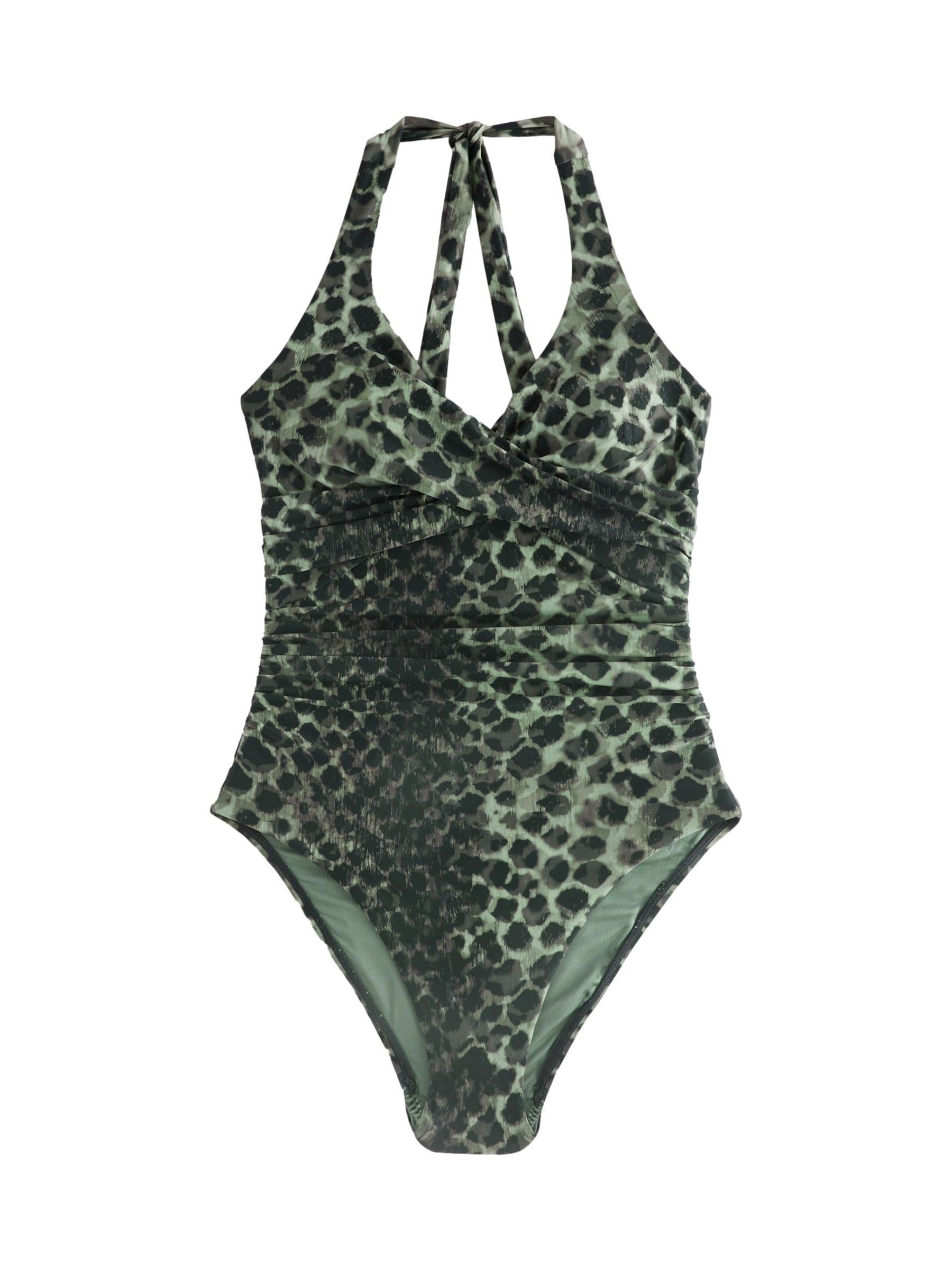 NEXT Kobiety Modelujący brzuch strój kąpielowy z dekoltem halter