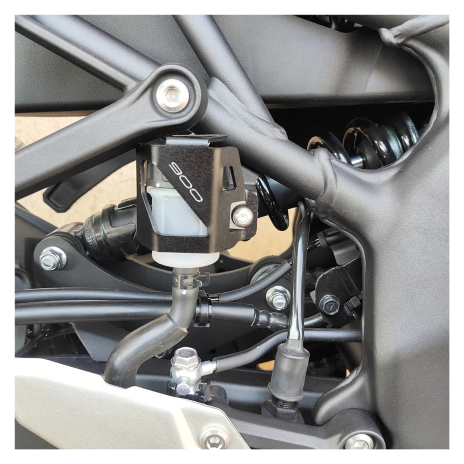 CNC Bremsflüssigkeitsbehälter Deckel Für Kawasaki Z400 Z750 Z800 Z900 Z1000 - Schutzabdeckung Aluminium