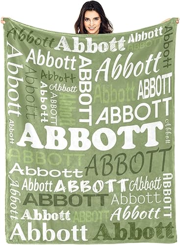 Miniatura 31 de Mantas de monograma personalizadas con nombres, manta personalizada para bebés niñas, manta de envolver con inicial, regalos personalizados