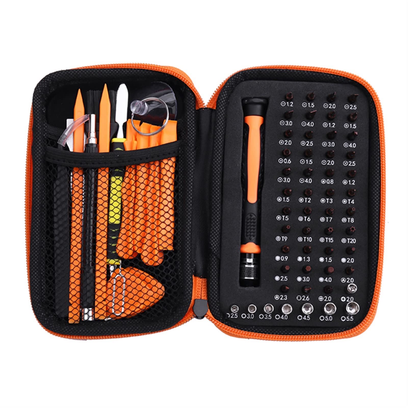 Juego de Destornilladores de precisión 67/25 en 1. Destornillador Puntas magnéticas Puntas de Destornillador hexagonales Torx Juego de Herramientas manuales de reparación electrónica (Color