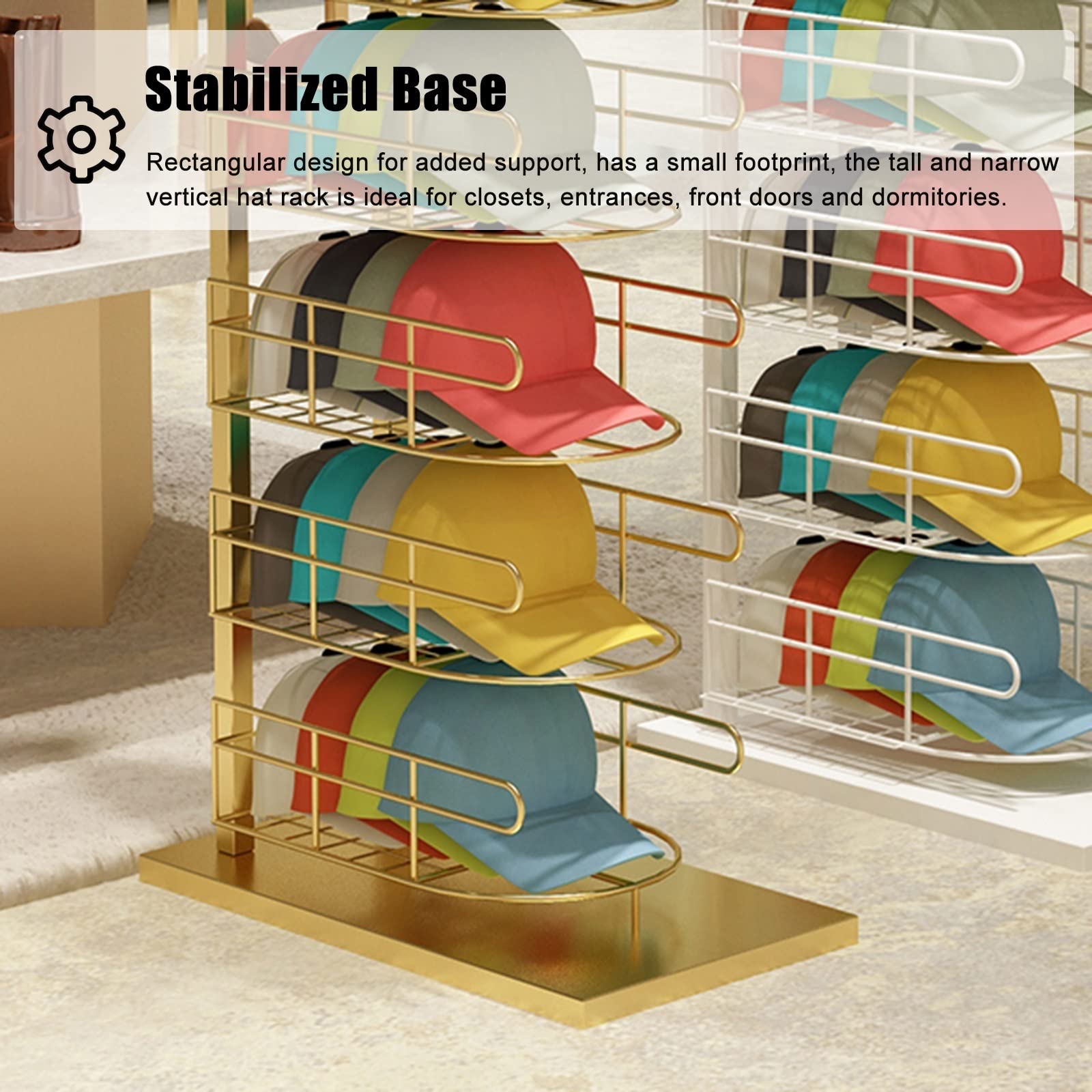 PandaHall Hutständer Transparent - Perückenständer Für Alle Hutarten