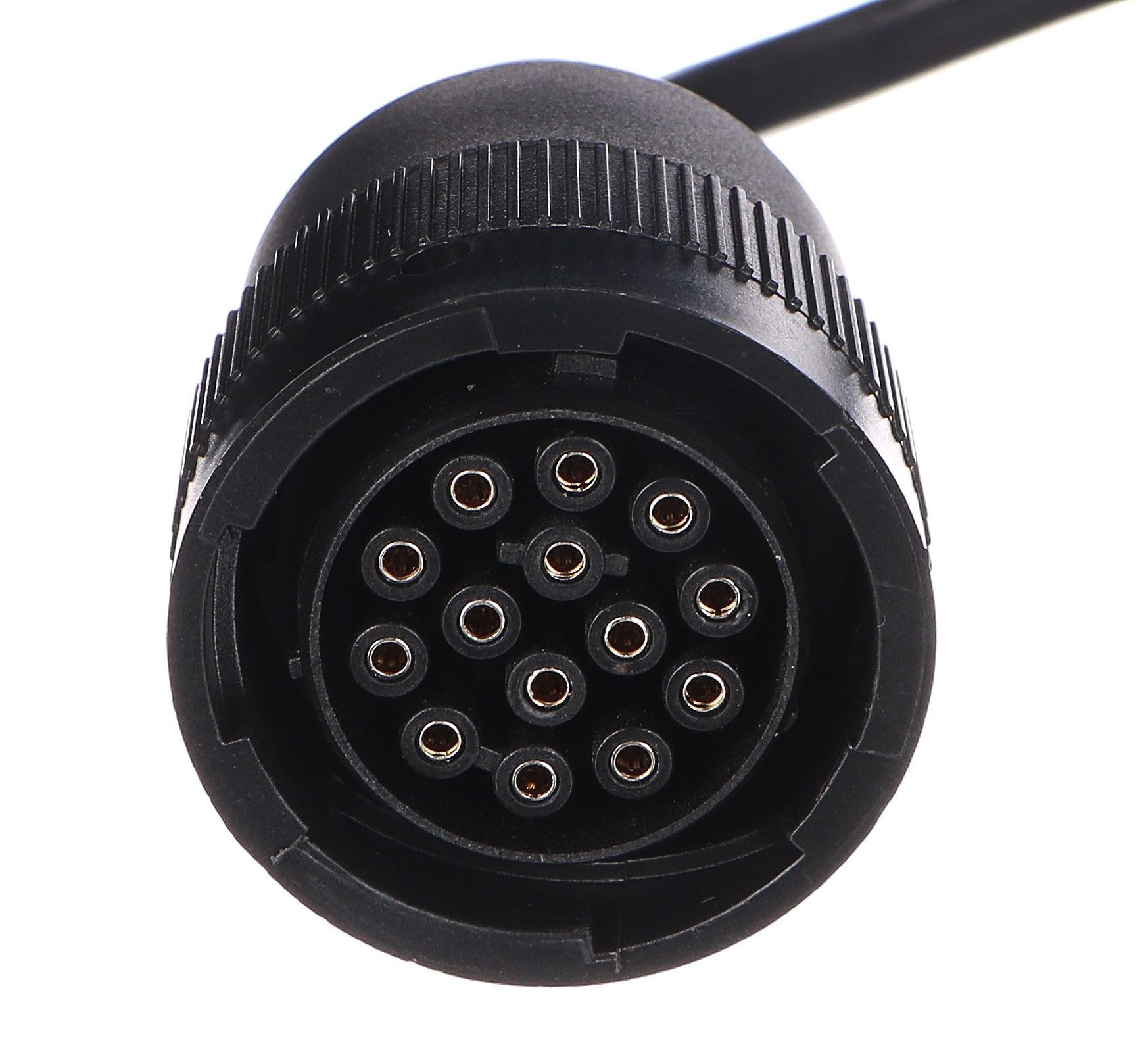 Mechanic Cable 9 | Reducción OBD-II de 14 Pines Compatible con Cat Caterpillar | Adaptador de diagnóstico | diagnóstico de vehículos | vehículos comerciales | Accesorios de Taller