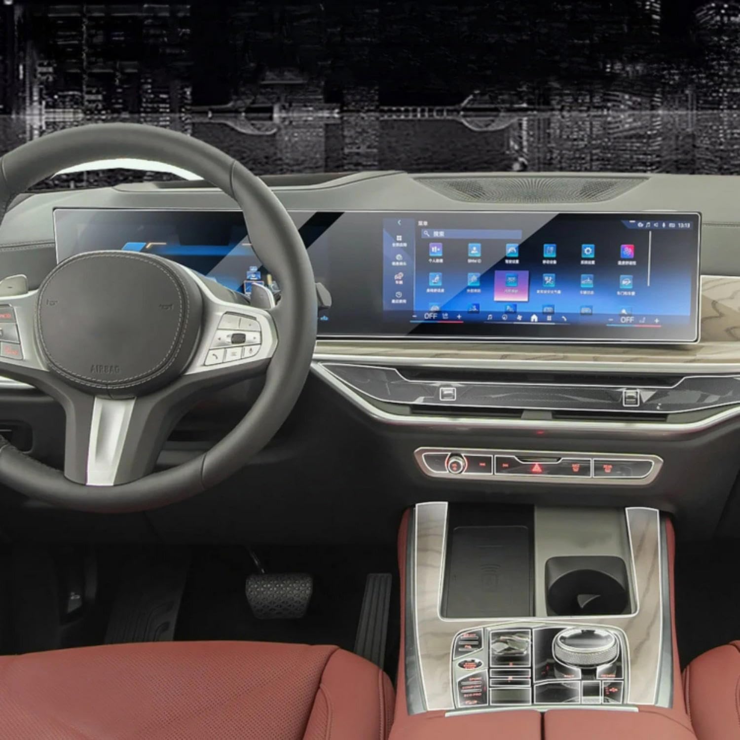 Film transparent de voiture en TPU pour préserver l'habitacle de votre BMW X5 X6 2024