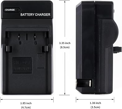 Norifon LI-10B Wall Charger for Olympus Camedia C-470, C-50, C-5000, C-60, C-70, C-7000 Zoom, C-760, C-765, C-770 Ultra Zoom, D-590 Zoom, Camedia X-1, X-2, X-3, X-500 and More with Foldable Plug