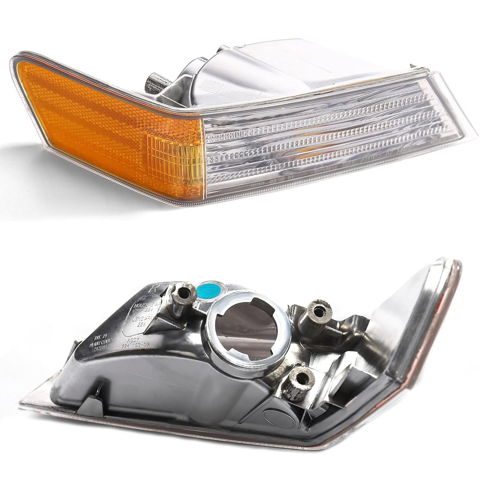 Switchback LED Position Light Front Side Marker Lights For Jeep JK Wrangler 2007 2008 2009 2010